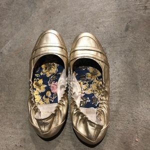 Diesel gold shoes